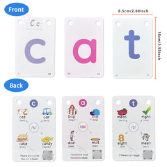 CVC Word Builder Phonics Games Flash Cards for Preschool Kindergarten