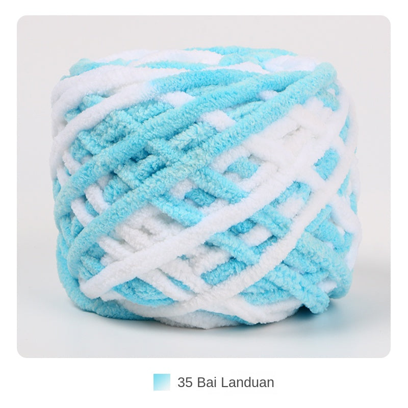 Woolen Ice Thread Large Ball Slippers 30m DIY Crochet Bag Doll Scarf 100g