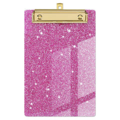 Glitter Acrylic Clipboard for Office School Use
