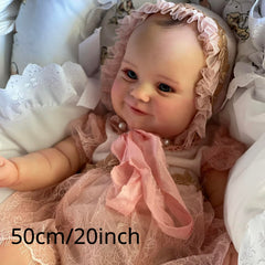 Realistic Soft Silicone Baby Reborn Doll with 3D Skin and Blood Vessels
