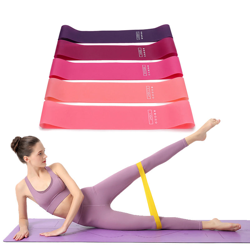 Rubber Resistance Bands Elastic Yoga Stretch Band Gym Pilates Fitness Equipment