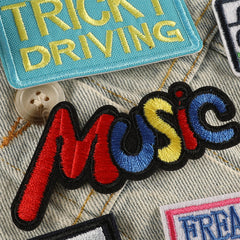 Embroidered Patch Sticker Iron On Patches For DIY Clothing Accessories
