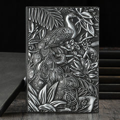 A5 Antique PU Hardcover Peacock Notebook