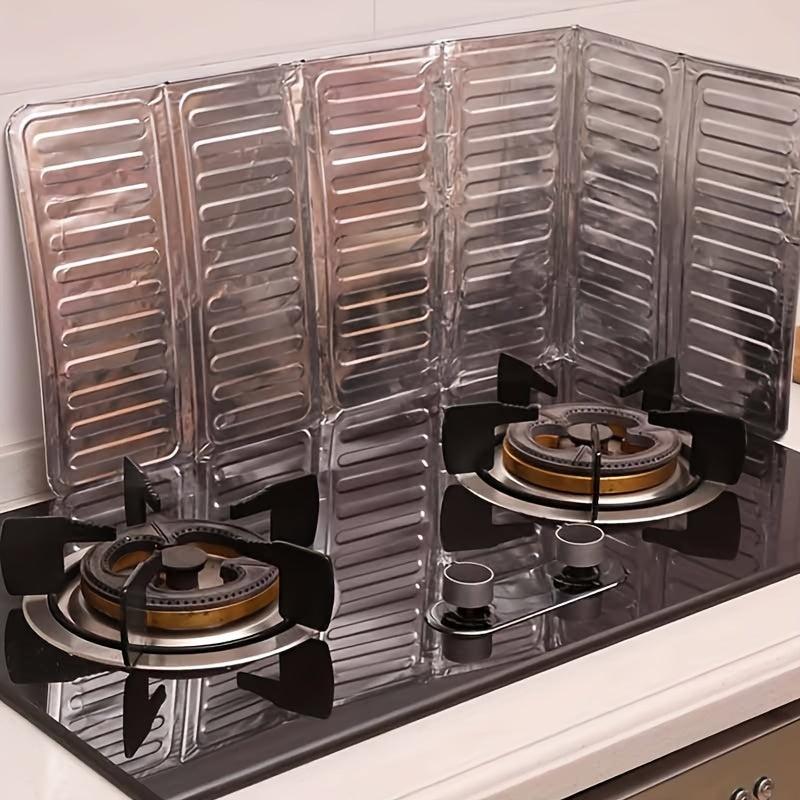 Aluminum Anti-fouling Baffle Gas Stove Splash Guard Outdoor Cooking