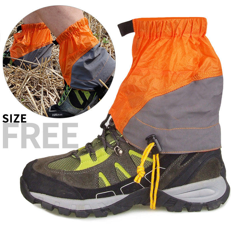 Waterproof Mountaineering Leg Gaurd Set Silicone Nylon Booties
