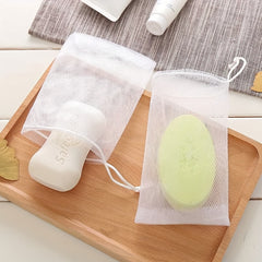 Colorful Soap Foaming Mesh Bag Bathroom Accessories