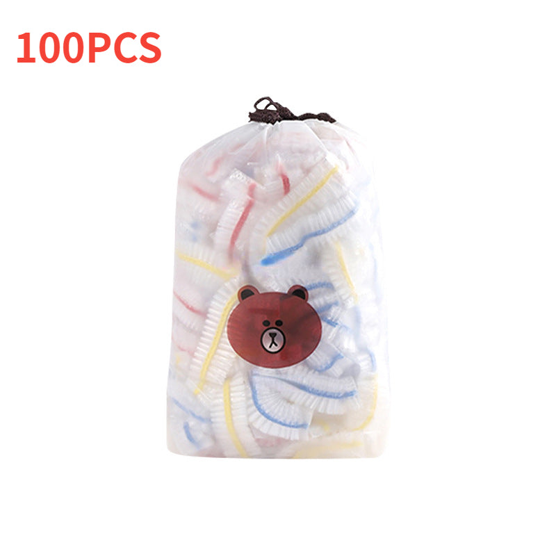 50-100 Pcs Disposable Food Cover Plastic Wrap PE Film Bag Bowl C
