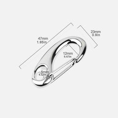 Metal Keychain DIY Fashionable Backpack Accessories