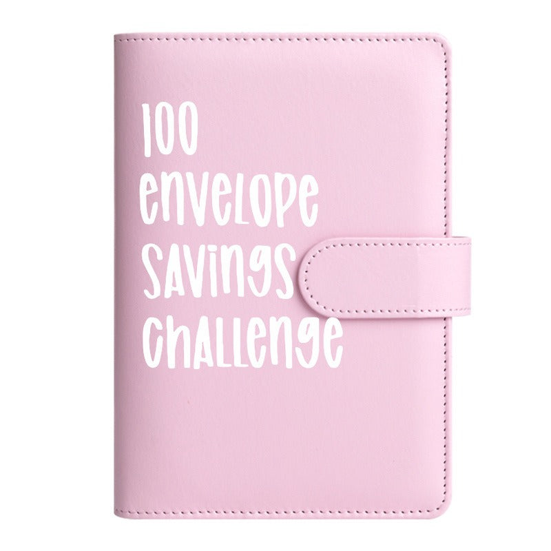 A5 Savings Booklet Notebook Light Yellow Storage Album
