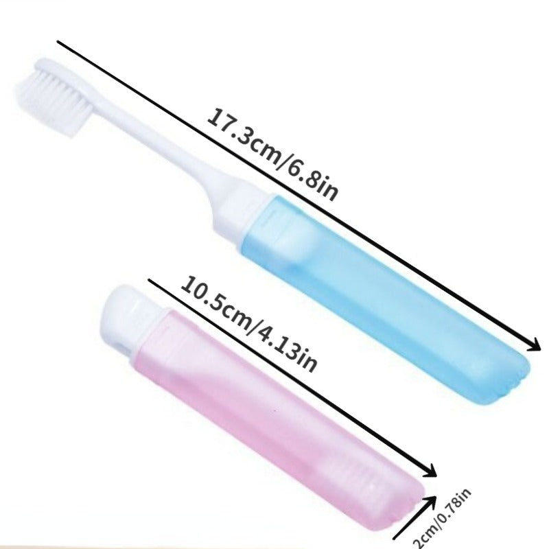 Portable Travel Foldable Toothbrush Mini Soft Bristle