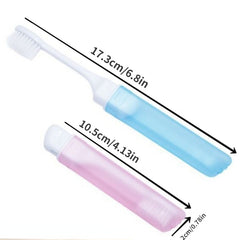 Portable Travel Foldable Toothbrush Mini Soft Bristle