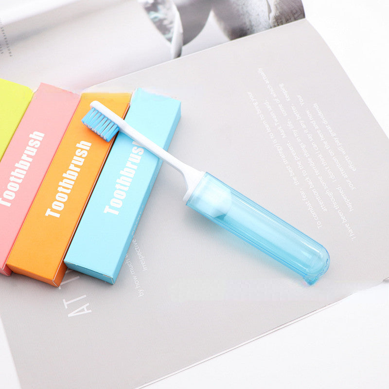 Portable Travel Foldable Toothbrush Mini Soft Bristle