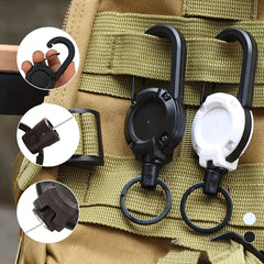 Anti Theft Tactical Telescopic Keychain for Camping Hiking