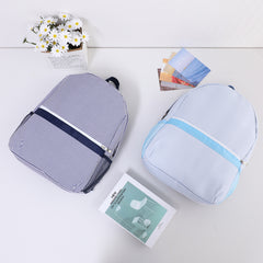 Striped Youth Computer Backpack Breathable Lightweight Travel Backpack