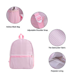 Striped Youth Computer Backpack Breathable Lightweight Travel Backpack
