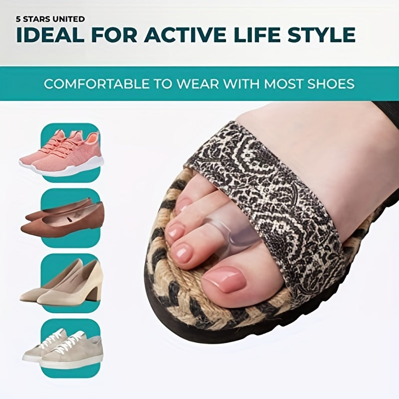 4pcs Toe Separators Hammer Toe Straightener