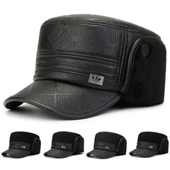 Winter Casual Warm Windproof Hat for Elderly Men and Women