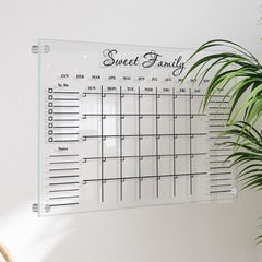 3D Weekly Plan Notepad With 1 Pen Acrylic Message Board