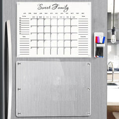 3D Weekly Plan Notepad With 1 Pen Acrylic Message Board