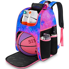 MATEIN Basketball Bag with Ball Holder & Shoe Compartment