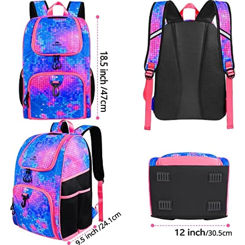 MATEIN Basketball Bag with Ball Holder & Shoe Compartment