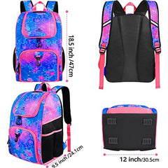 MATEIN Basketball Bag with Ball Holder & Shoe Compartment