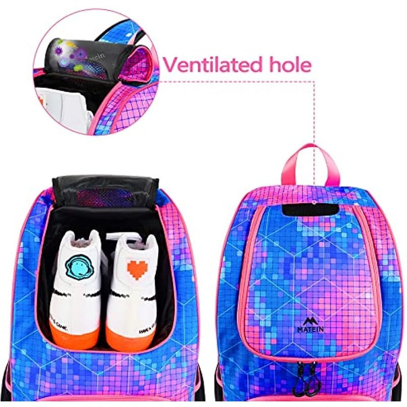 MATEIN Basketball Bag with Ball Holder & Shoe Compartment