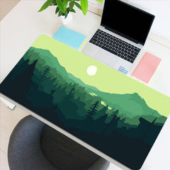 Large Forest Desk Mat Gaming Mouse Pad Non Slip Computer Mat