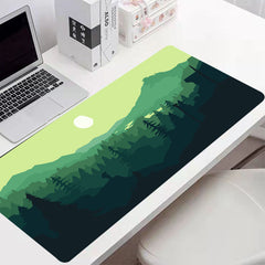 Large Forest Desk Mat Gaming Mouse Pad Non Slip Computer Mat