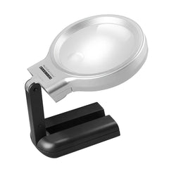 Handheld Magnifier Two way Magnifying Mirror Foldable