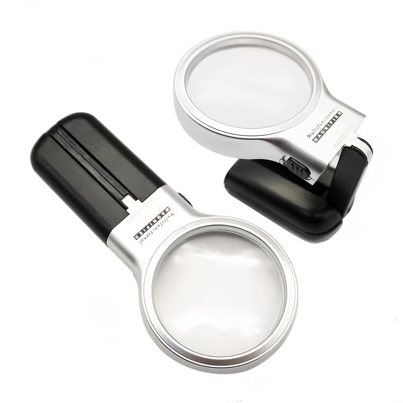 Handheld Magnifier Two way Magnifying Mirror Foldable