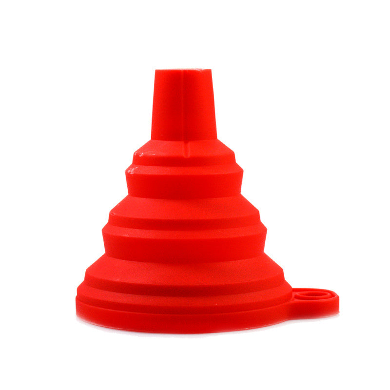 3pcs Flexible Silicone Funnel Liquid Jam Beans Car Burner Funnel