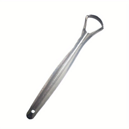 Stainless Steel Tongue Scraper - Safe & Eco Friendly Tongue Cleaning Tool