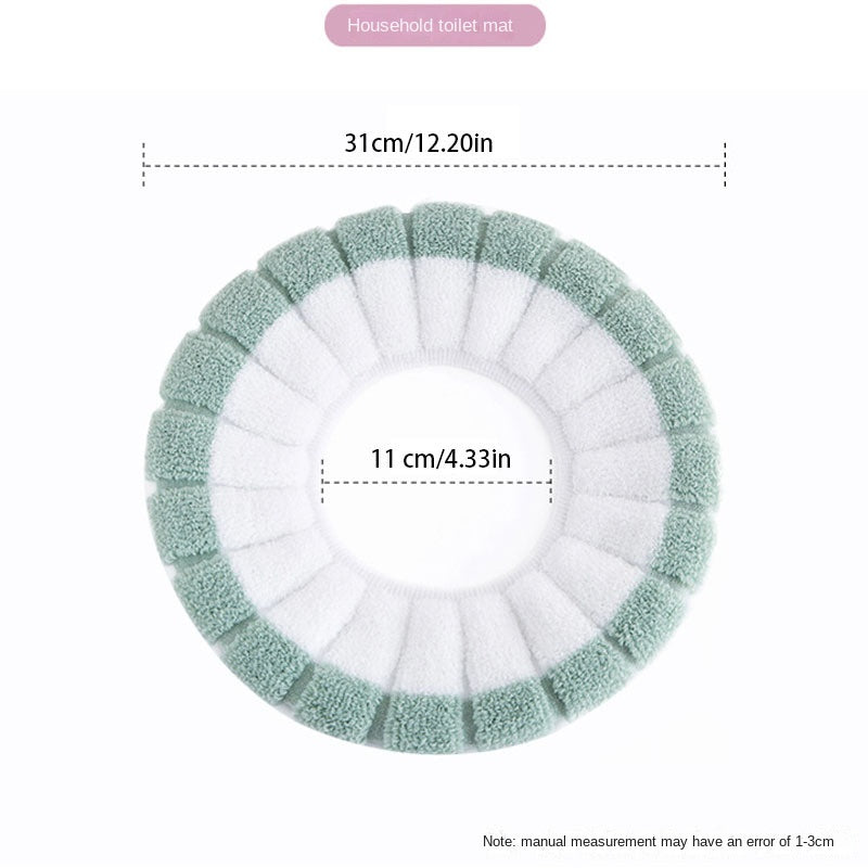 Winter Toilet Cushion For Patient Toilet Ring Circular Square Toilet Cushion Cov