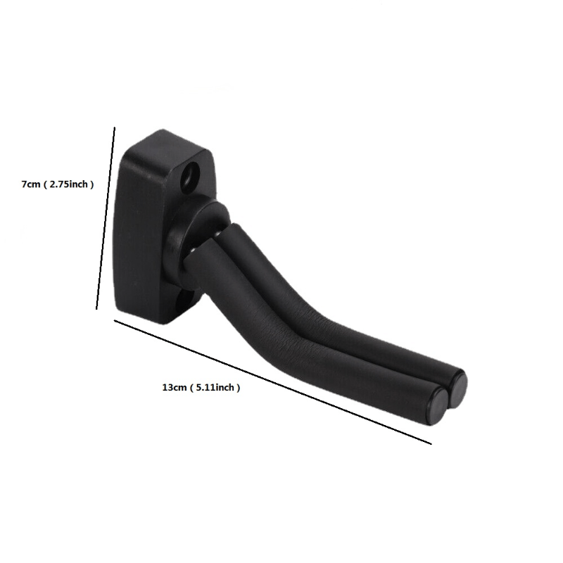 Adjustable Guitar Hanger Wall Mount Display Hook Holder Clips