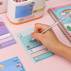 Cartoon Sticky Notes Stickers Notepad Memo Book Stationery