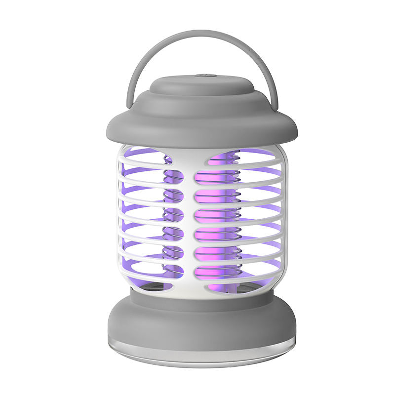Portable Silent Mosquito Catcher w/ LED Lamp - Rechargeable Mosquito Killer