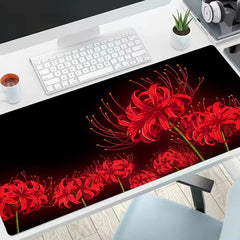 Seashore Flower Desk Mat Gaming Mouse Pad Office Keyboard Pad