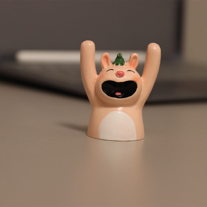 Japanese Cartoon Card Lifting Animal Sticky Note Clip