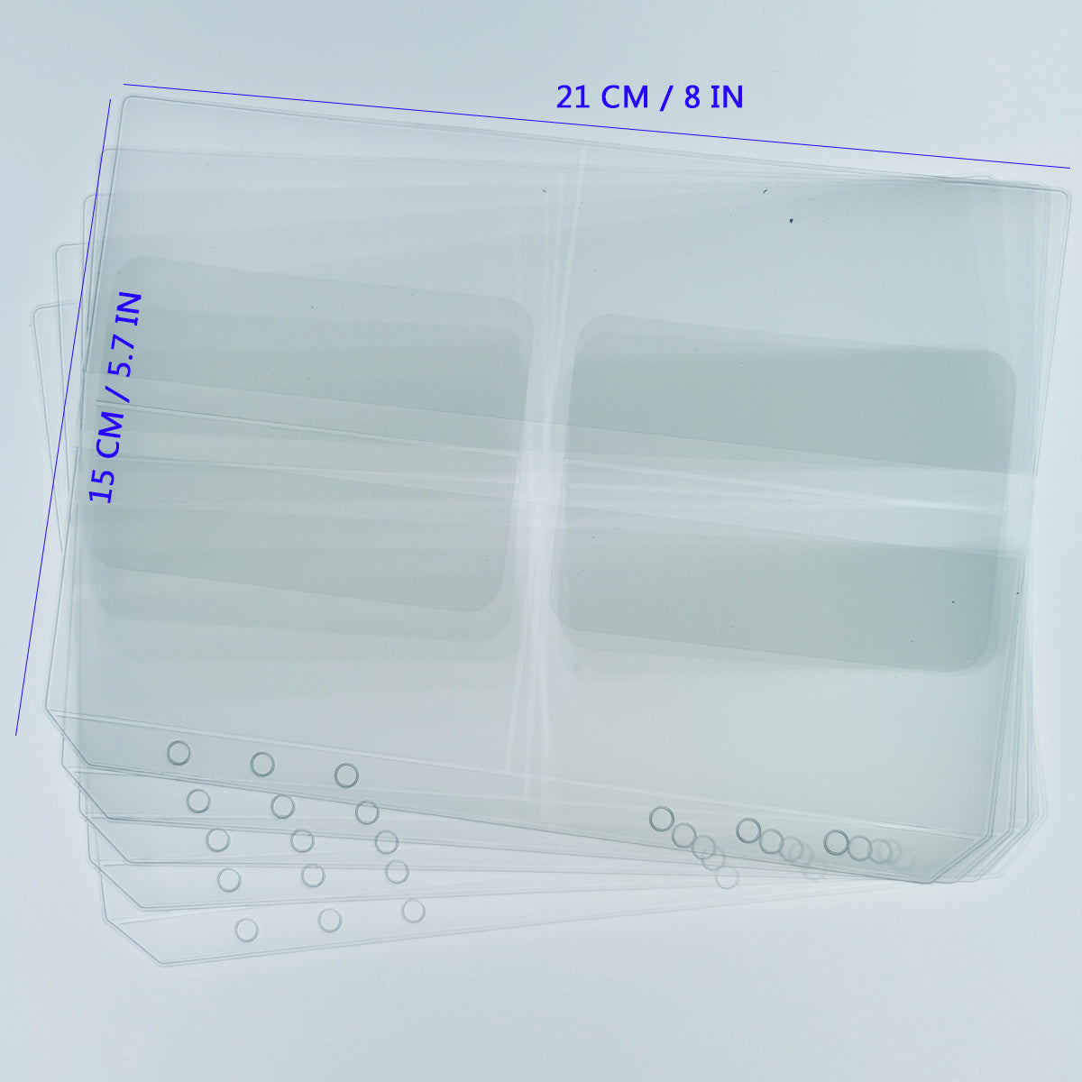 5pcs Stencil Storage Binder, Stamp Storage Folder