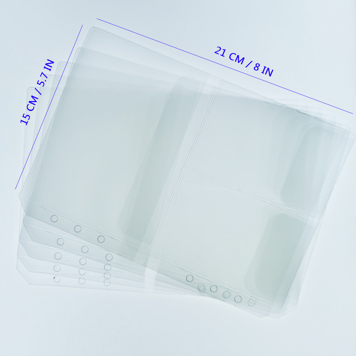 5pcs Stencil Storage Binder, Stamp Storage Folder