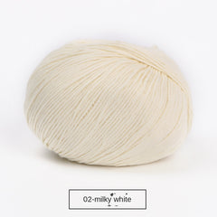 100m Colored Organic Cotton Yarn 50g