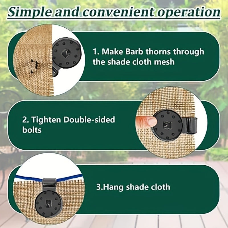 20pcs Sunshade Clips Fast Installation Home Agricultural Garden Netting