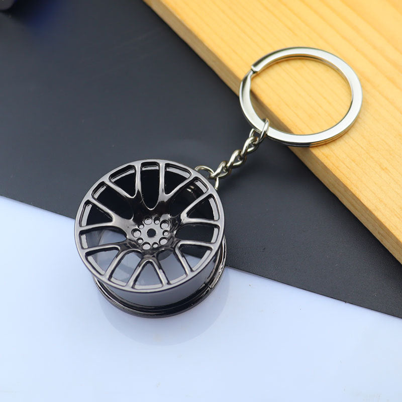 Traffic Signal Green Light Car Turbo Motorcycle Keychain