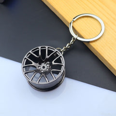 Traffic Signal Green Light Car Turbo Motorcycle Keychain