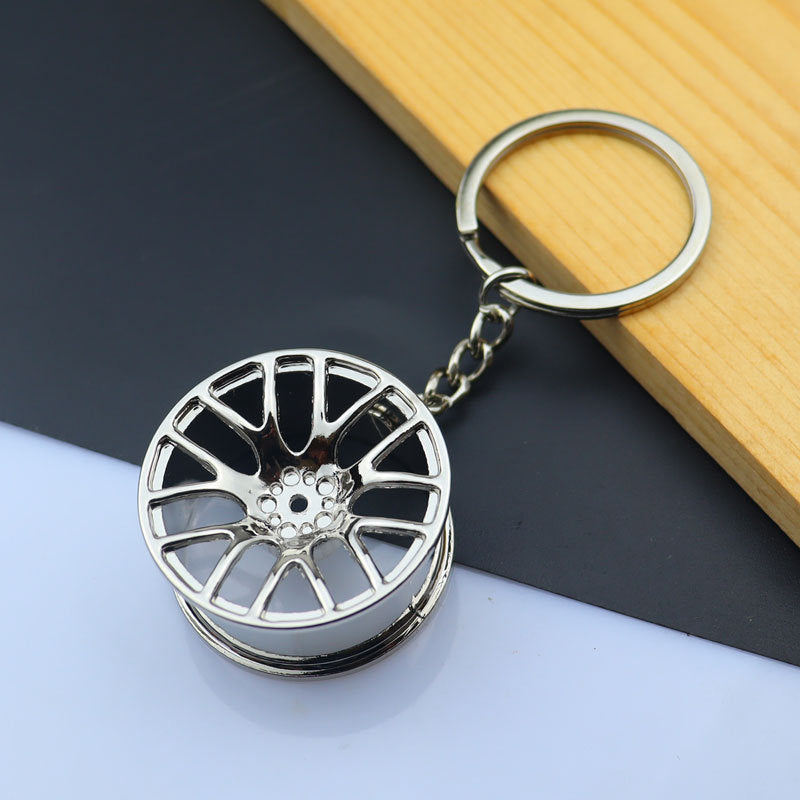 Traffic Signal Green Light Car Turbo Motorcycle Keychain