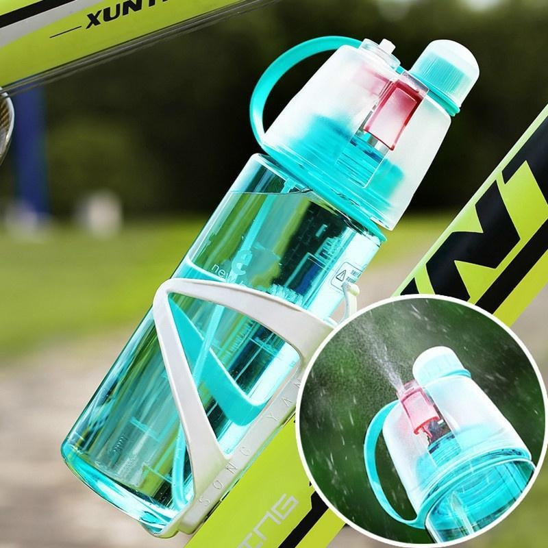 Portable Spray Water Bottle for Outdoor Sports