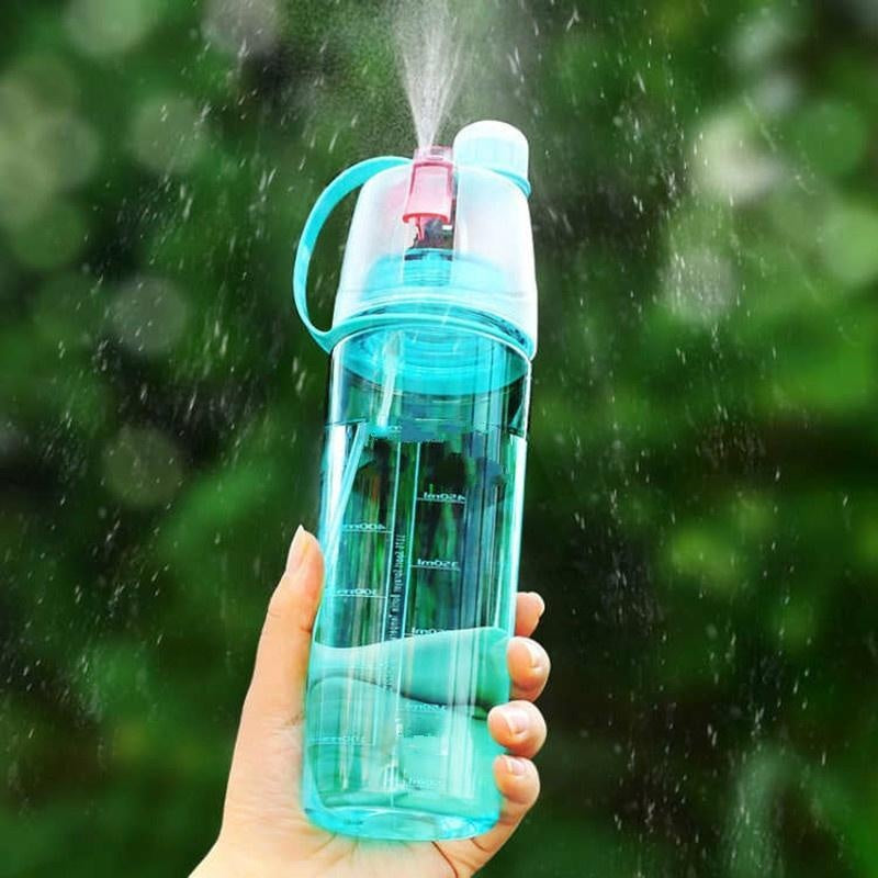 Portable Spray Water Bottle for Outdoor Sports
