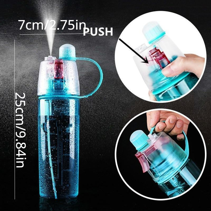 Portable Spray Water Bottle for Outdoor Sports