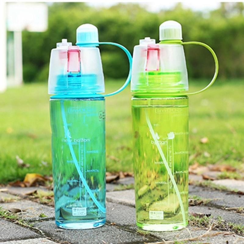 Portable Spray Water Bottle for Outdoor Sports